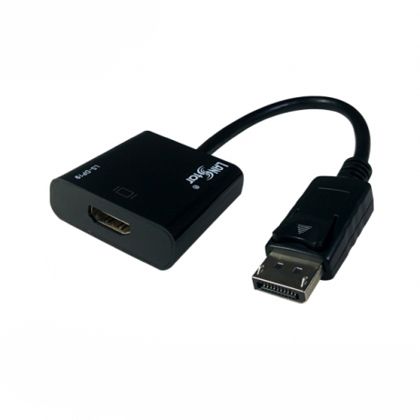 LANstar 라인업시스템 LS-DP19 DisplayPort (디스플레이포트) to HDMI 케이블, 0.2M