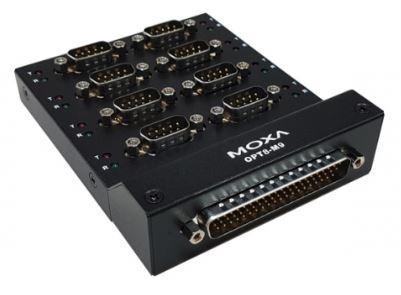 MOXA 목사 OPT8-M9+ 8PORT/ SCSI VHDCI 68 to DB9(M)*8 Connection Box RS-232/ CP-118EL, CP-168EL