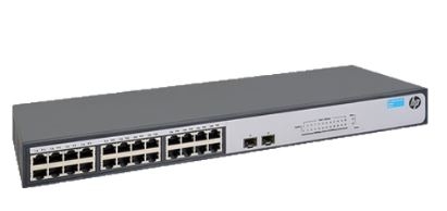 HPE 1420-24G-SFP 스위칭허브 26포트 1000Mbps+2SFP 랙마운트가능 [JH017A]