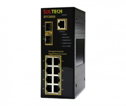솔텍 SFC8000 10/100/1000Mbps TP 8포트 + 100/1000/2.5Gbps SFP 2슬롯