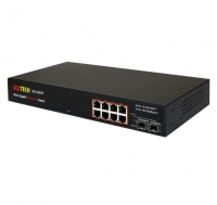 솔텍 SFC450HP  10/100/1000Mbps TP 8포트 + 100/1000Mbps SFP 2슬롯, S-Ring Support