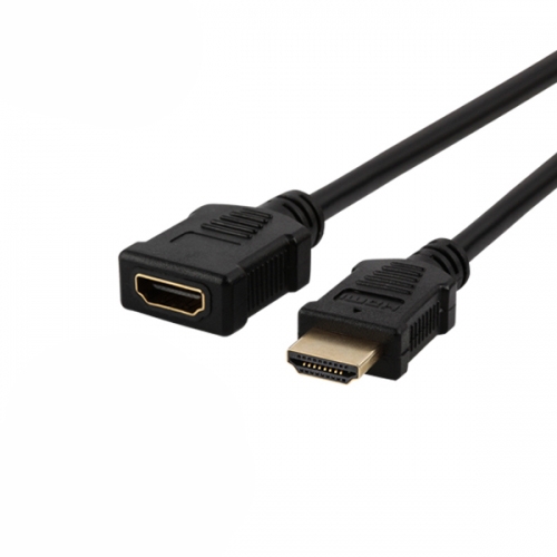 LANstar 라인업시스템 LS-HDMI-EMF-5M HDMI 1.4 연장 케이블 19P M/F, 블랙, 5m