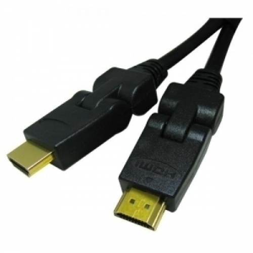LANstar 라인업시스템 LS-HDMI-RMM-10M HDMI회전1.3케이블 ,HDMI19P M／M, 360도, 10M