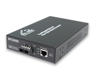 솔텍 SFC2000-TS/I 10/100/1000Mbps TP to 1000Mbps-SX/LX Gigabit Ethernet Converter(전원내장형)