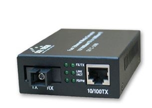 솔텍 SFC200-SCSW/A  10/100Mbps-TX to 100Mbps-FX Fast Ethernet Converter, 싱글모드(WDM) 20km, 1550/1310nm