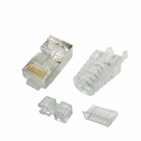 랜스타  LSN-CAT.6A-PS8052 CAT.6A STP RJ45 8P8C 모듈러 콘넥터 (100개입)