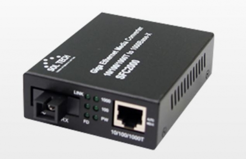 솔텍 SFC2000-TWL40/A 10/100/1000Base-T to 1000Base-LX (SC,SM,40km),1-Fiber(WDM)