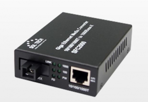 솔텍 SFC2000-TWL20/BI 10/100/1000Base-T to 1000Base-LX (SC,SM,20km),1-Fiber(WDM), 전원내장형