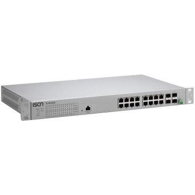 ISON IS-RG520-4F-A 20-port Gigabit 19” Managed Layer 2/4 Industrial Ethernet Switch
