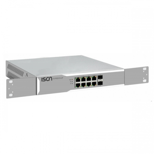ISON IS-RG510-2F-A 10-port Gigabit Rack Mount Managed Layer 2/4 Industrial Ethernet Switch