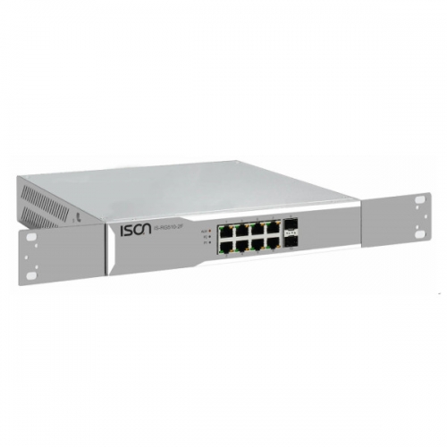 ISON IS-RG510-2F-2A 10-port Gigabit Rack Mount Managed Layer 2/4 Industrial Ethernet Switch