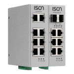 ISON IS-DG308-2F Industrial 8 port Gigabit Layer 2 unmanaged Ethernet Switch