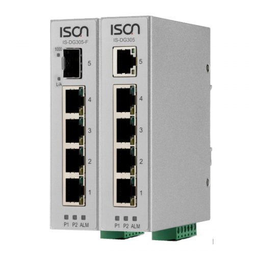 ISON IS-DG305-F Industrial 5 port Gigabit Layer 2 unmanaged Ethernet Switch