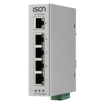 ISON IS-DF305P-F-4 5-port 10/100Mb Unmanaged Layer 2 Industrial PoE Switch