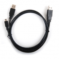 마하링크 ML-U5Y010 USB A-Mini 5Pin 5핀 Y 케이블 1M