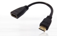 마하링크 ML-H016 HDMI to MINI HDMI F/M 젠더 15CM