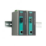 MOXA 목사 IMC-101-S-SC Industrial 10/100BaseT(X) to 100BaseFX media converter, single-mode, SC fiber connector, 40 km, 0 to 60°C operating temperature