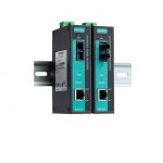 MOXA 목사 IMC-21A-S-SC-T Industrial 10/100BaseT(X) to 100BaseFX media converter, single-mode, SC fiber connector, -40 to 75°C operating temperature