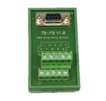 MOXA 목사 TB-M9  DB9(M) DIN-Rail Wiring Terminal