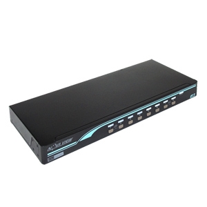 REXTRON 렉스트론 KNVM-08 8Port 4K UHD KVM Switch