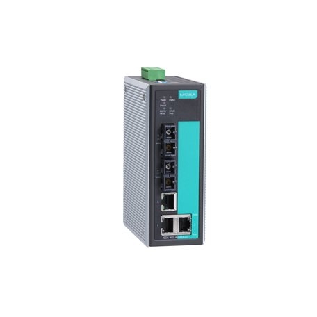MOXA 목사EDS-405A-PTP -Entry-level managed Ethernet switch with 5 10/100BaseT(X) ports, hardware-based IEEE 1588 PTPv2 protocol support, -10°C to 60°C operating temperature