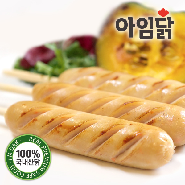 [아임닭] 깔끔야채맛 닭가슴살 수제소시지 (70g x 100팩)