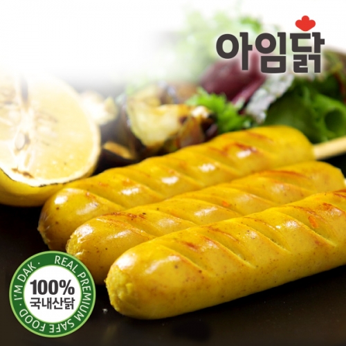 [아임닭] 리얼커리 닭가슴살 꼬치형 소시지 (70g x 100팩)