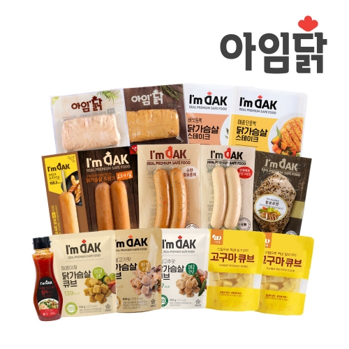 [아임닭] 아임닭 베스트 맛보기 패키지 (15종)