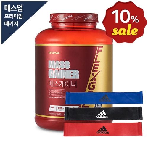 [스포맥스] 매스게이너4kg+파워밴드 프리미엄 패키지