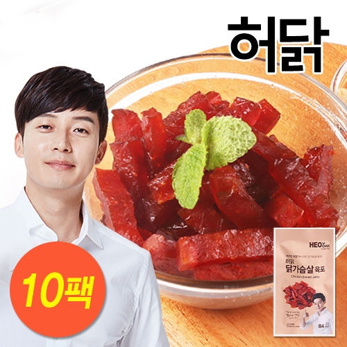 [허닭] 허닭 닭가슴살 육포 300g (30g×10팩)