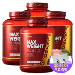 [스포맥스] [Four패키지] 맥스웨이트 4kg x 4 (쉐이커2개증정)