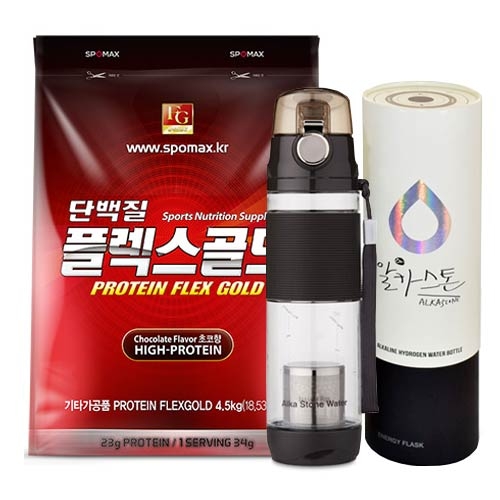 [스포맥스] [건강 라이프 패키지] 단백질 플렉스골드 4.5kg x 알카스톤 600ml