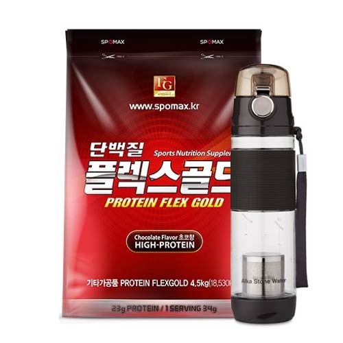 [스포맥스] [건강 라이프 패키지] 단백질 플렉스골드 4.5kg x 알카스톤 600ml