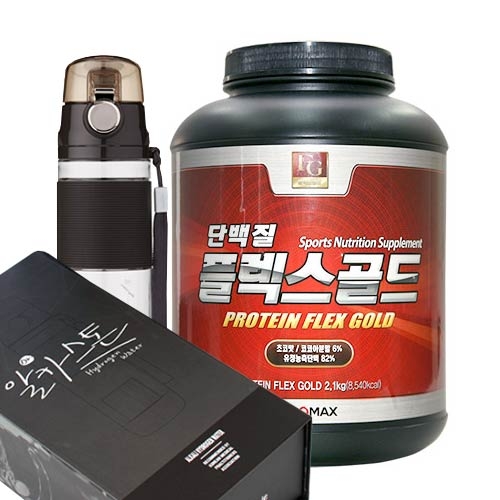 [스포맥스] [건강 라이프 패키지] 단백질 플렉스골드 2.1kg x 알카스톤 600ml