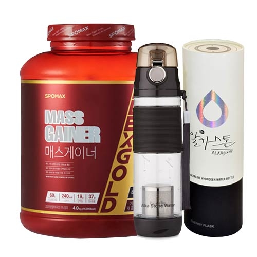 [스포맥스] [건강 라이프 패키지] 매스게이너 4kg x 알카스톤 600ml