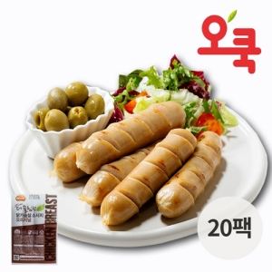 [오쿡] 더 슬림한 소시지 오리지날 20팩 (100g x 20팩)