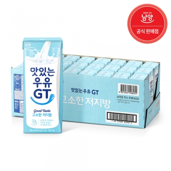 남양 맛있는우유GT 고소한 저지방 멸균우유 190mlx24팩
