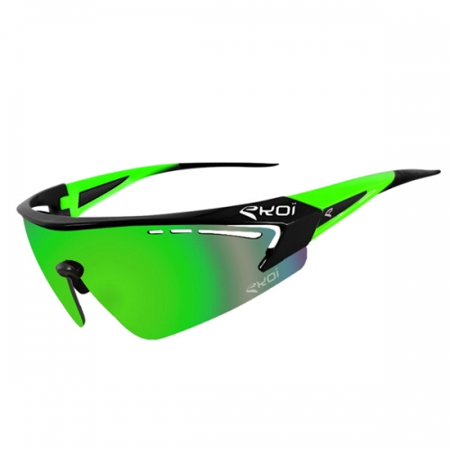 에코이 멀티 스포츠 아이웨어 RS1 블랙/그린/그린 (EKOI MULTI SPORTS EYEWEAR RS1 BLACK/GREEN/GREEN)