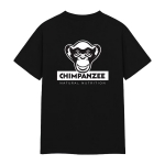 침팬지 반팔 티셔츠 블랙 (CHIMPANZEE Short Sleeve T-Shirts - Black)