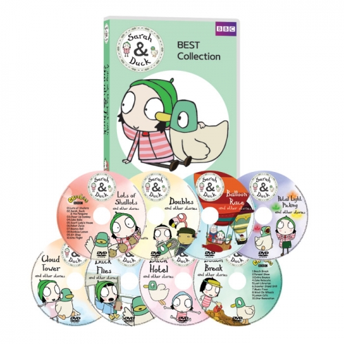 [DVD] 사라앤덕 Sarah&Duck 유아영어DVD 8종세트 / 어린이영어DVD / 유아영어DVD / BBC방영 애니메이션