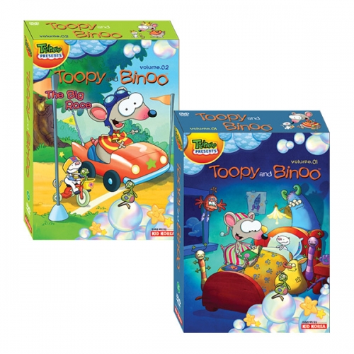 [DVD] 투피와 비누 Toopy and Binoo 1집+2집 20종세트 (영한대본 온라인제공) / 영어자막, 한글자막, 무자막 / 유아영어DVD