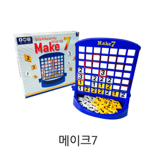 [창의와날개] 메이크7(Make 7) / 행운의 숫자 7을 만들면 게임승리~! / 행운을 만드는 보드게임