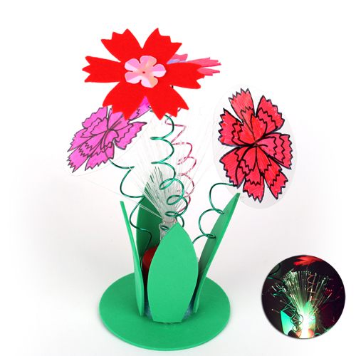 [미술샘] 광섬유 카네이션 꽃동산(5인용)