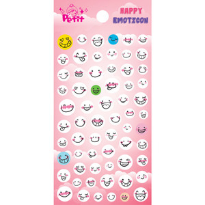 [쁘띠팬시/스티커] DA5256 Happy Emoticon (해피 이모션)