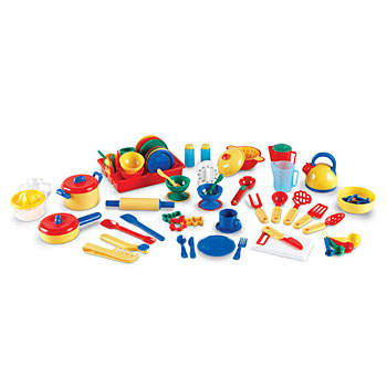 [EDU 9157] 상 차리기 세트 Pretend & Play® Kitchen Set /소꿉놀이로 사회성을 길러요!