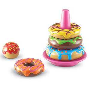 [EDU 7352] 도너츠 쌓기 Smart Snacks ® Stack 'em Up Doughnuts™ / 수세기 / 모양 맞추기 / 색깔 익히기
