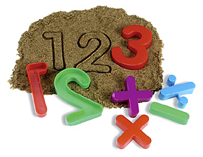 [EDU 1452] 모래 놀이 세트 (숫자, 연산기호 26개) Numbers & Operations Molds / 모래찍기 놀이로 배우는 숫자와 연산기호