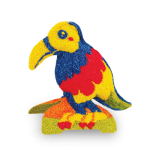 [풍선공예] 볼클레이 큰 부리새 *5개 / 3D 미니 새 만들기 / 클레이 풍선공예