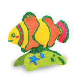 [풍선공예] 볼클레이 크라운피쉬 *5개 / 3D 미니 물고기 만들기 / 클레이 캐릭터 풍선