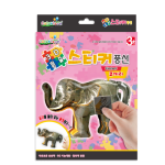 [풍선공예] 컬러룬 3D퍼즐 스티커 코끼리 *10개 / 코끼리 풍선 / 풍선놀이